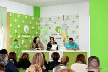Asamblea de Nueva Canarias de esta tarde en Telde (foto Antonio Alí)